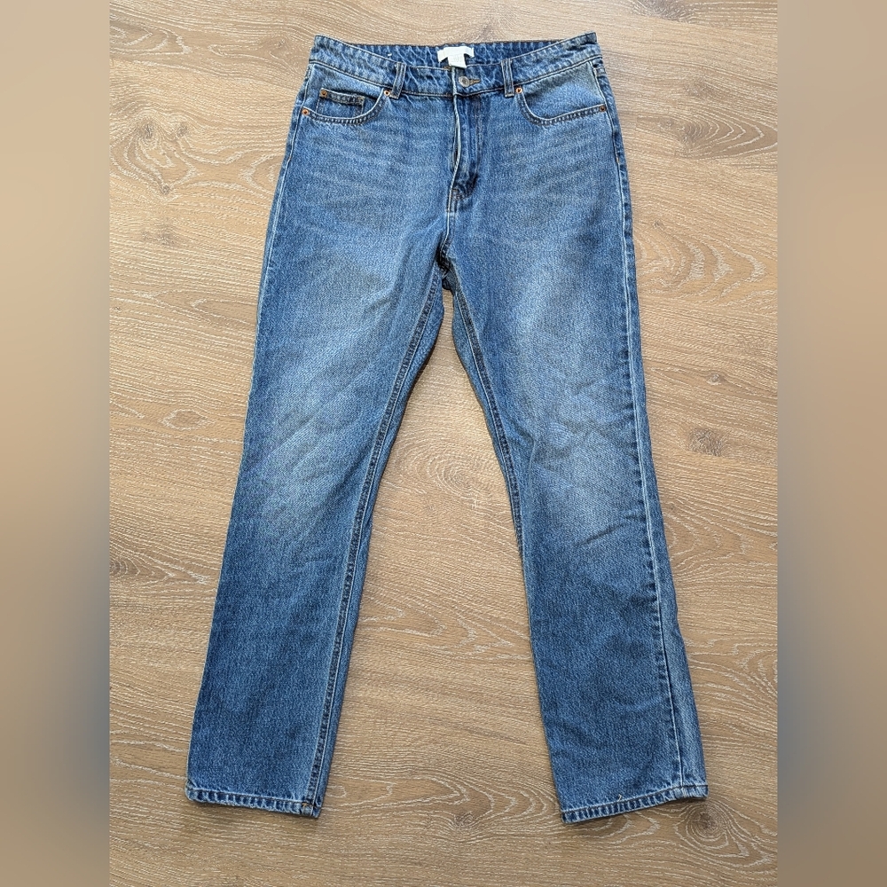 H&M Classic‎ Blue Women's Slim Straight Leg Jeans